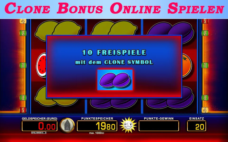 clone bonus online spielen